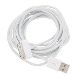 USB Data Kabel voor Apple iPhone, iPad en iPod (3 meter)