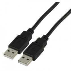 Valueline USB 2.0 kabel met A plug naar A plug 1,80 m