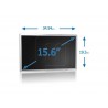 LAPTOP SCHERM 15,6 INCH 1366X768 WXGAHD GLOSSY WIDE(LED)