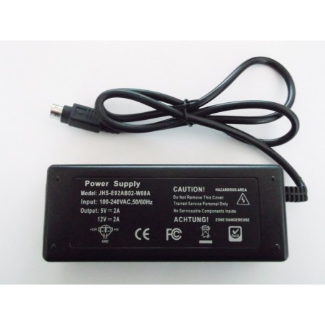 AC ADAPTER - WATTAC BA0362ZI-8-A02 Switching 12V 5V 2A