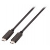 USB 3.1 Kabel USB-C Male - USB-C Male 1.00 m Zwart