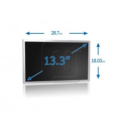 LCD SCHERM 13.3INCH 1280X800 WXGA GLOSSY VOOR APPLE MACBOOK NON-UNIBODY 13 A1181