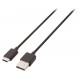 USB 2.0 Kabel USB-C Male - A Male 1.00 m Zwart
