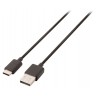 USB 2.0 Kabel USB-C Male - A Male 1.00 m Zwart