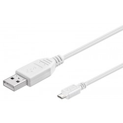 USB 2.0 Kabel - USB A Male naar USB Micro B (2meter)