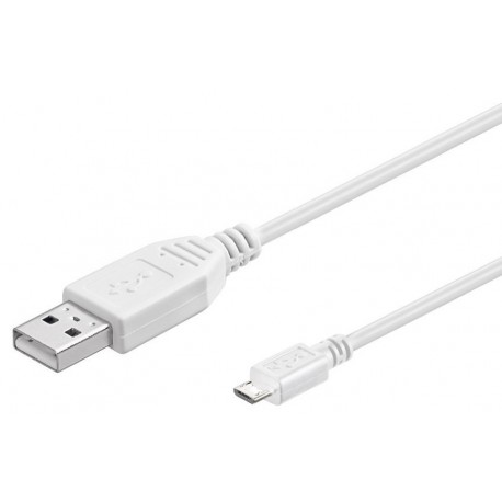 USB 2.0 Kabel - USB A Male naar USB Micro B (2meter)