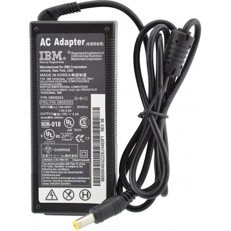 IBM AC Adapter 16V 4.5A (5.5*2.5 mm plug)